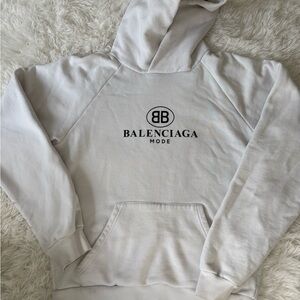 Balenciaga Ivory Sweatshirt